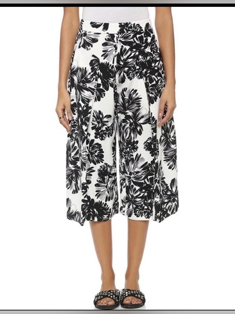 Rebecca Taylor Splashy Flower Culottes